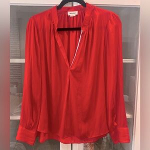 Zadig & Voltaire Tink satin blouse.